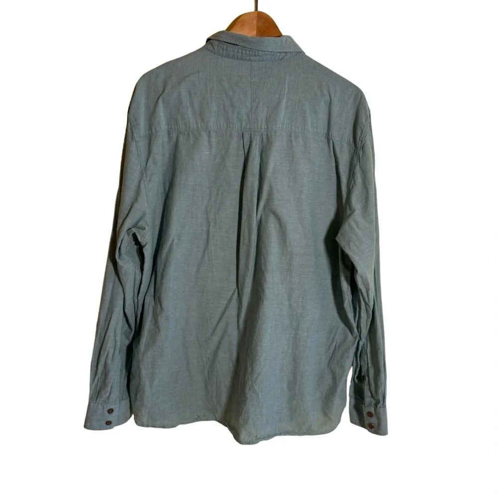 Horny Toad 100% Organic Cotton Button Down Shirt L